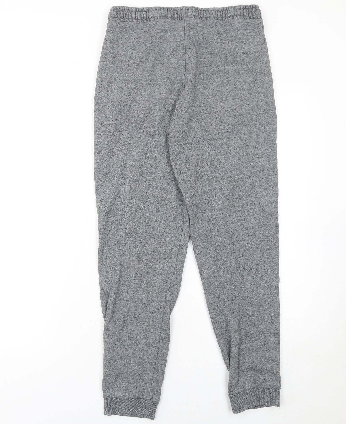 Marks and Spencer Boys Grey Jogger Trousers 13 Years Cotton Blend Elastic Waist