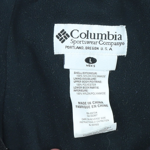 Columbia Men's Black L Snow Pants Waterproof Insulated Ski Trousers