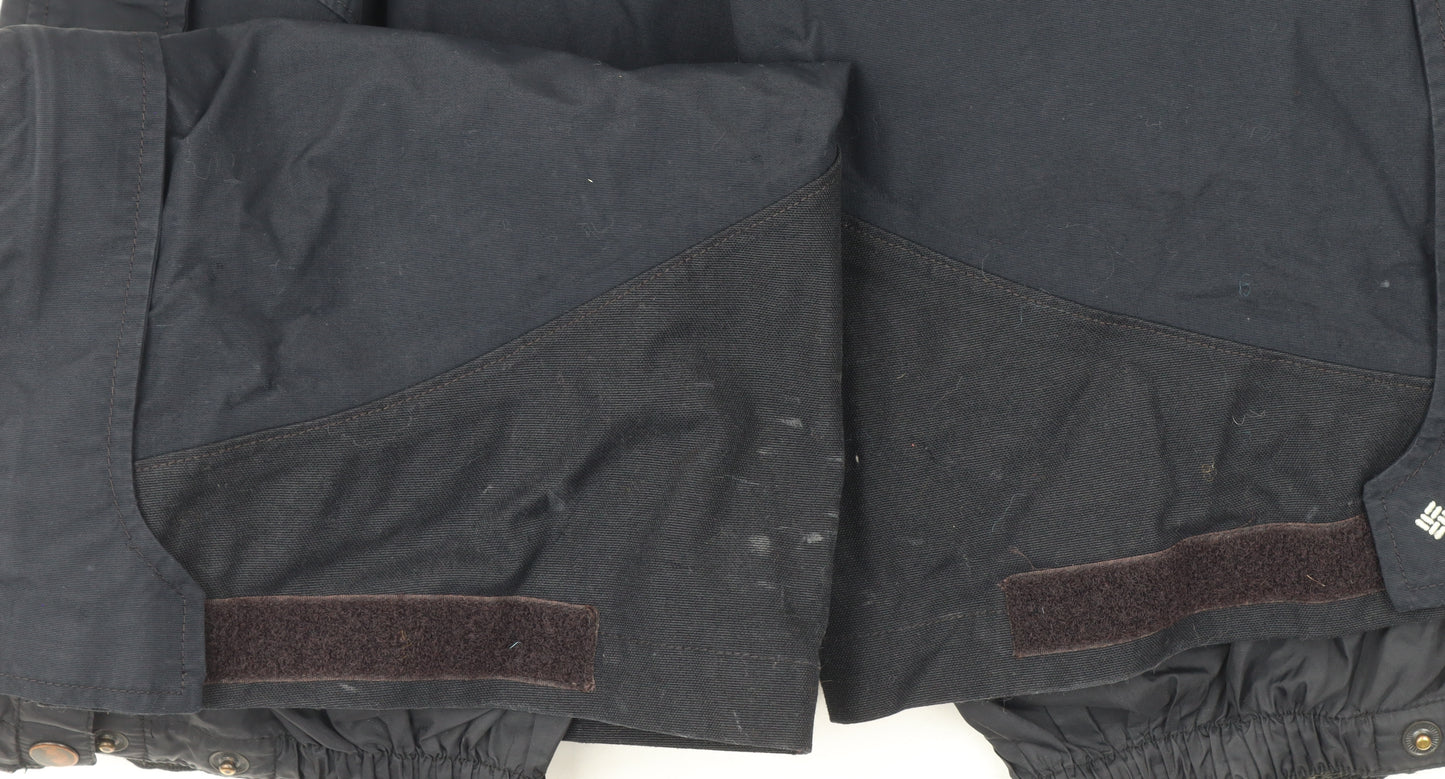 Columbia Men's Black L Snow Pants Waterproof Insulated Ski Trousers