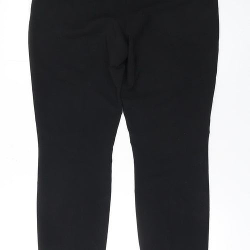 Wallis Women Black Slim Fit Stretch Trousers Size 12