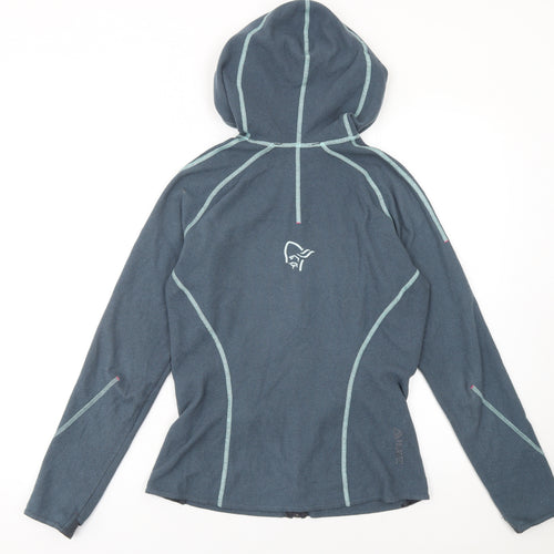 Norrøna Women's Cool Black Full Zip Hoodie S Fleece Outdoor Layer