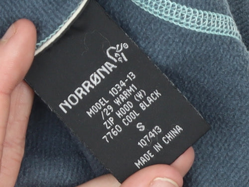 Norrøna Women's Cool Black Full Zip Hoodie S Fleece Outdoor Layer