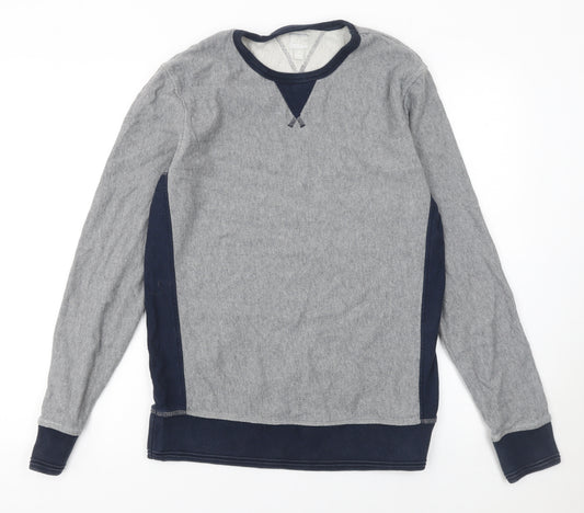 Boden Men's Grey Cotton Crew Neck Pullover Sweatshirt Size S