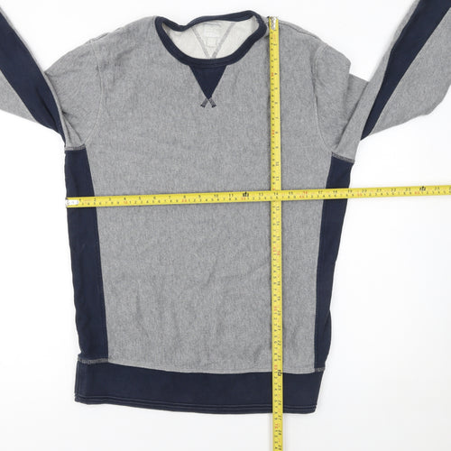 Boden Men's Grey Cotton Crew Neck Pullover Sweatshirt Size S