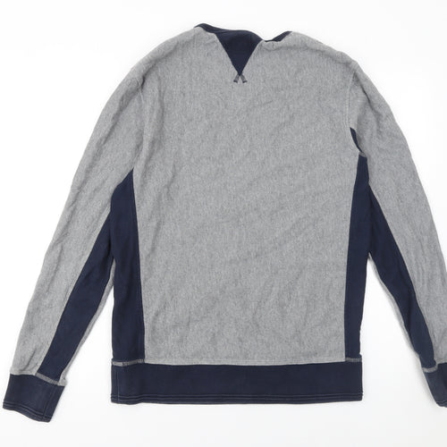 Boden Men's Grey Cotton Crew Neck Pullover Sweatshirt Size S