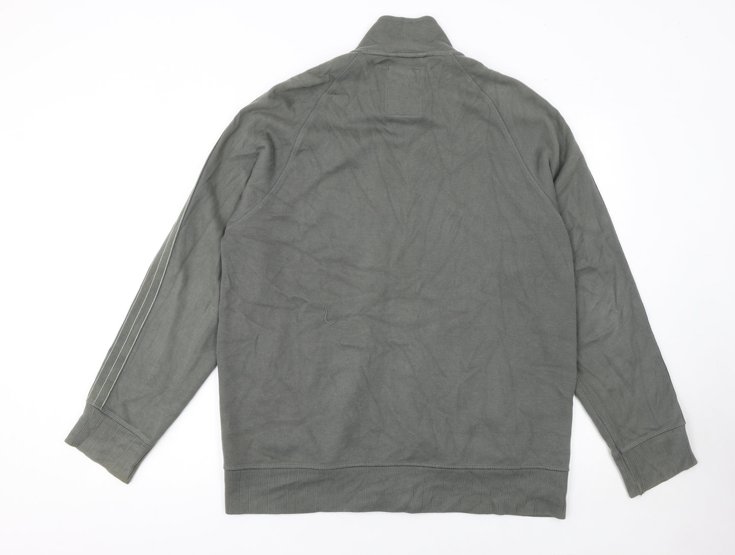 Next Mens Green Full Zip Sweatshirt Size L Regular Fit