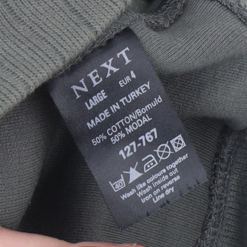 Next Mens Green Full Zip Sweatshirt Size L Regular Fit