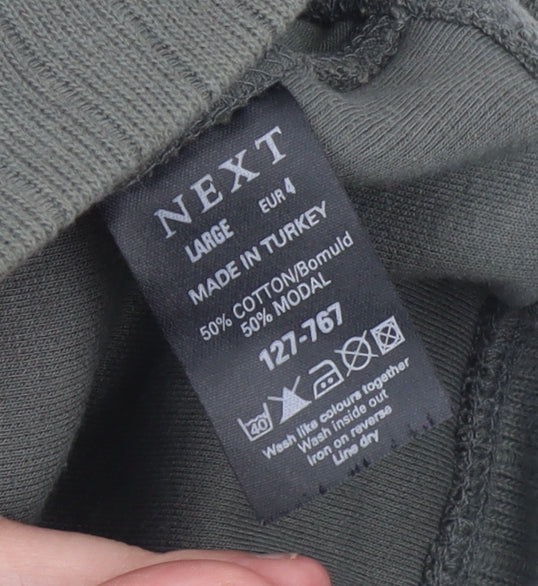 Next Mens Green Full Zip Sweatshirt Size L Regular Fit