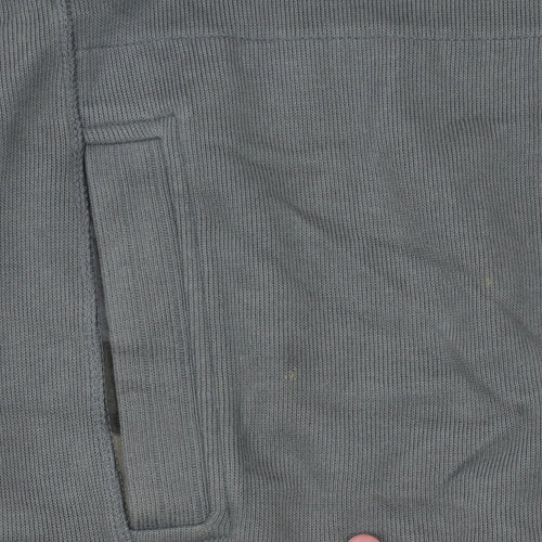 Next Mens Green Full Zip Sweatshirt Size L Regular Fit