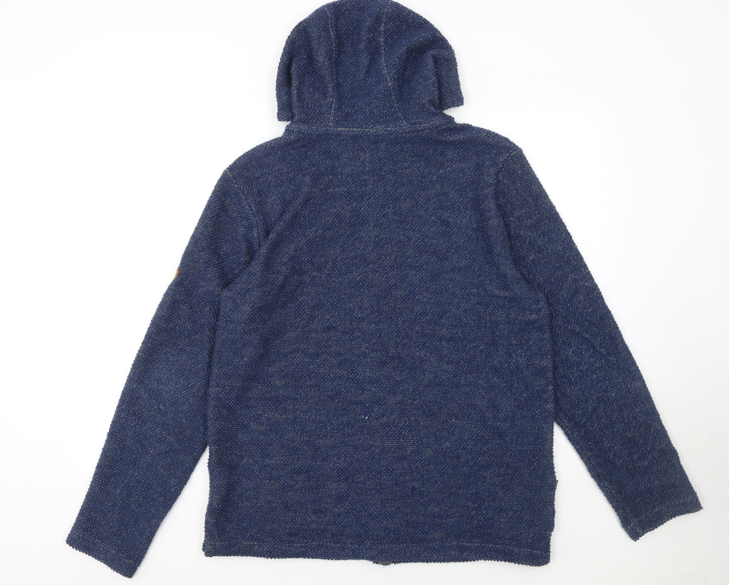 Trespass Men's Blue Full Zip Hooded Knit Hoodie Size S