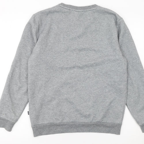 Puma Men's Grey Crew Neck Sweatshirt Size S Regular Fit Pullover