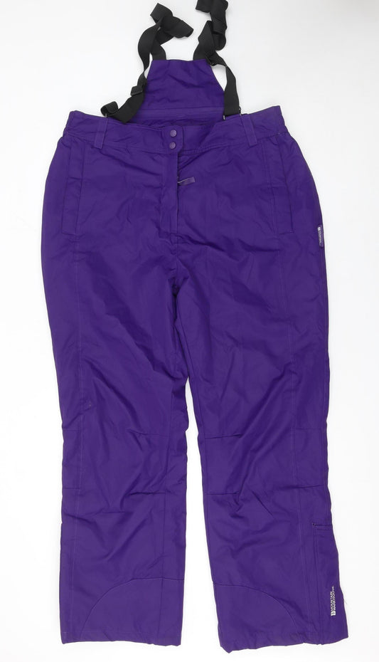 Mountain Warehouse Women's Purple Size 16 Snow Pants Waterproof Ski Trousers