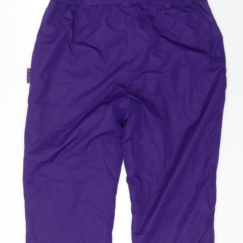 Mountain Warehouse Women's Purple Size 16 Snow Pants Waterproof Ski Trousers