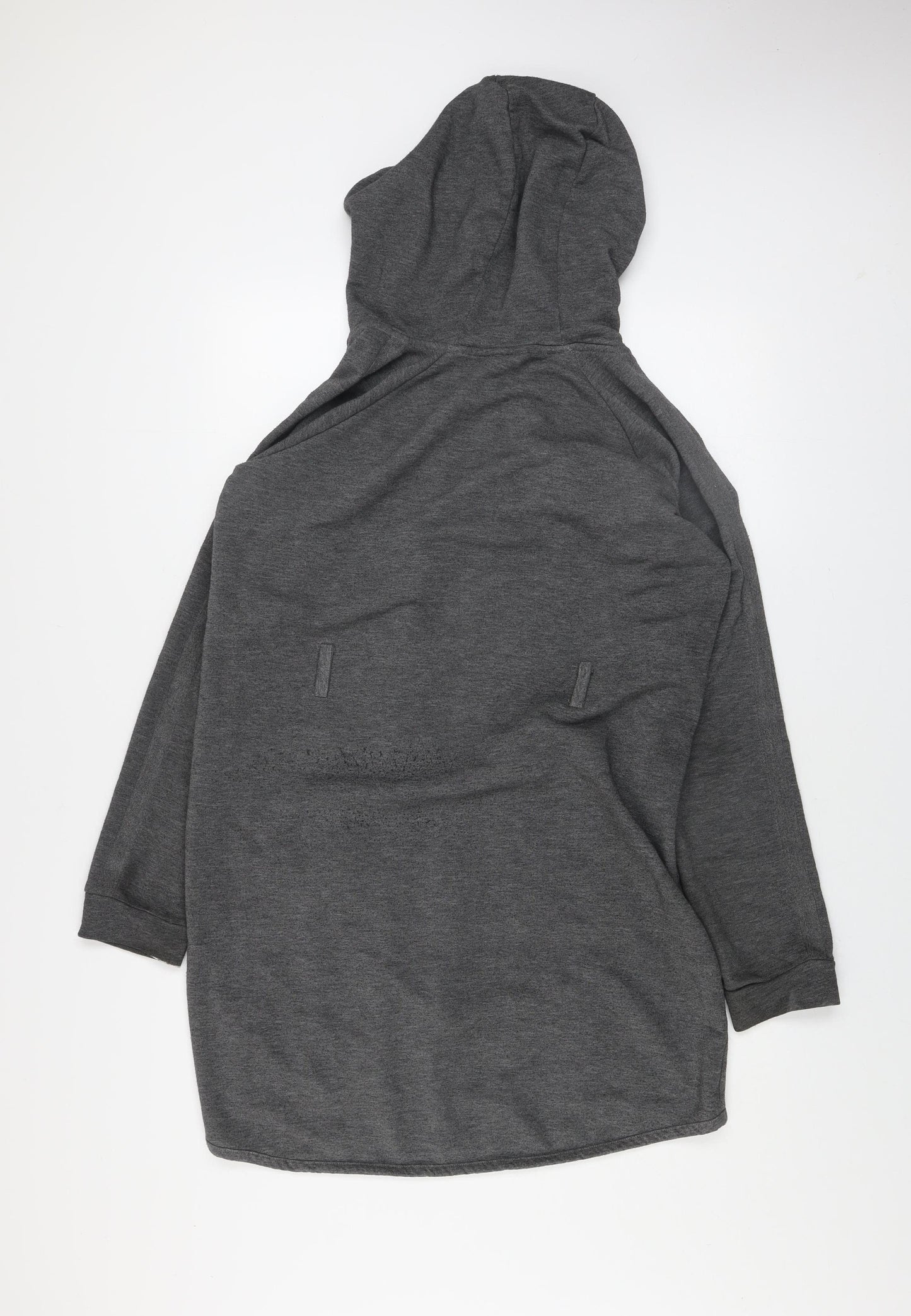 Gymshark Women’s Grey Hooded Long Sleeve Cardigan S