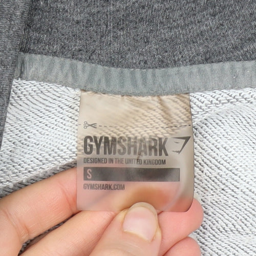 Gymshark Women’s Grey Hooded Long Sleeve Cardigan S