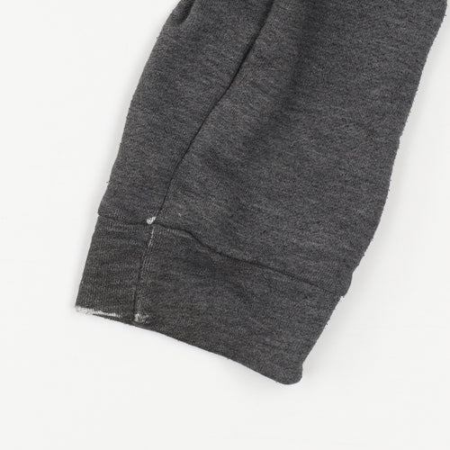 Gymshark Women’s Grey Hooded Long Sleeve Cardigan S