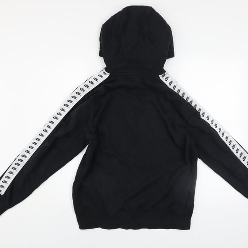 Nike Men’s Black Pullover Hoodie Medium Logo Sports Fleece