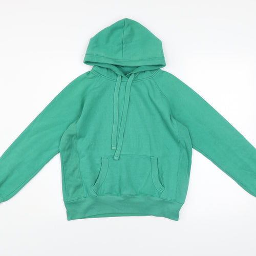 Dunnes Women Green Size 12 Pullover Hoodie with Kangaroo Pocket