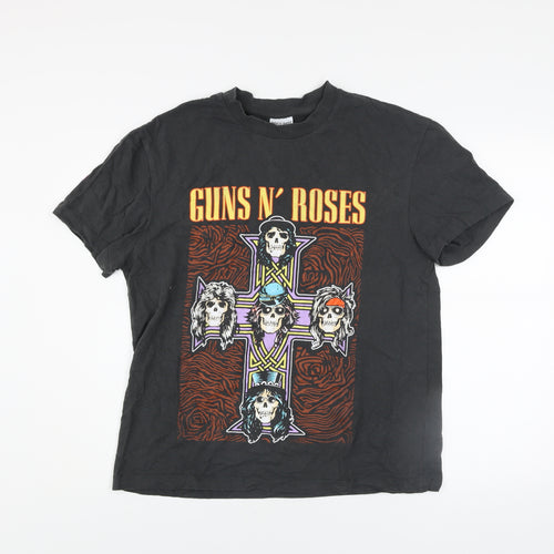 Guns N' Roses Men's Black Graphic Band T-Shirt Size S