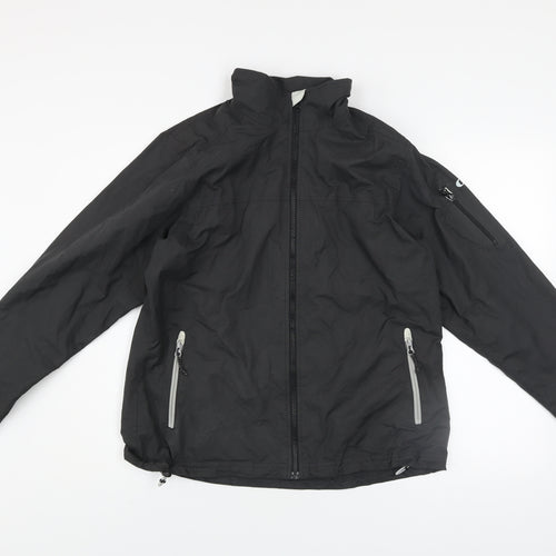 Gill Womens Black Size 14 Crew Lite Waterproof Windbreaker Jacket