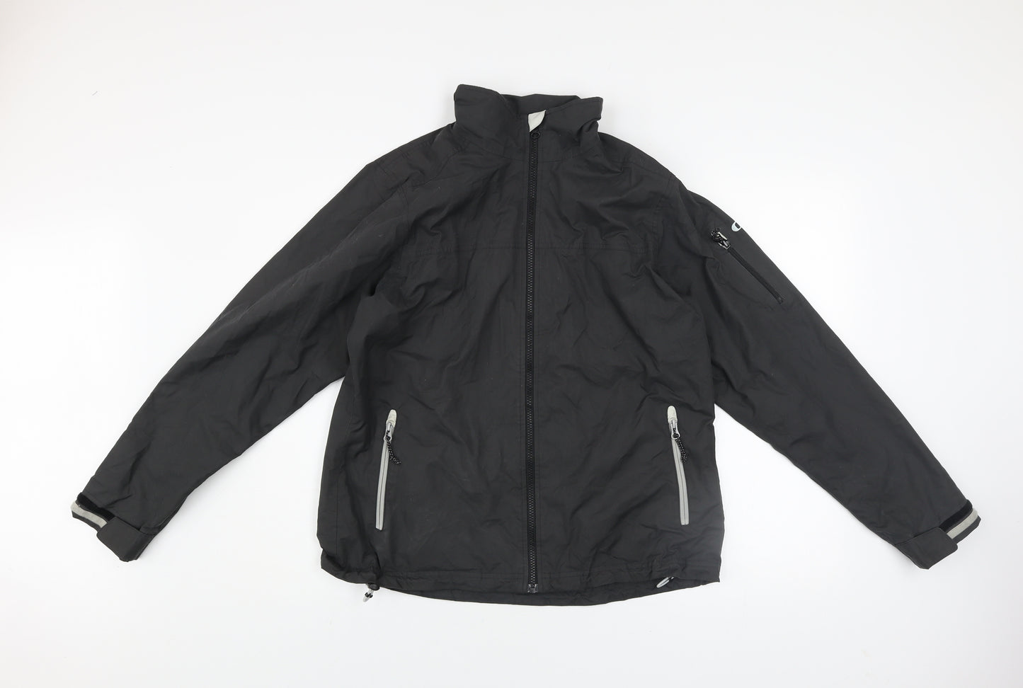 Gill Womens Black Size 14 Crew Lite Waterproof Windbreaker Jacket