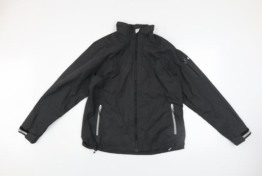 Gill Womens Black Size 14 Crew Lite Waterproof Windbreaker Jacket
