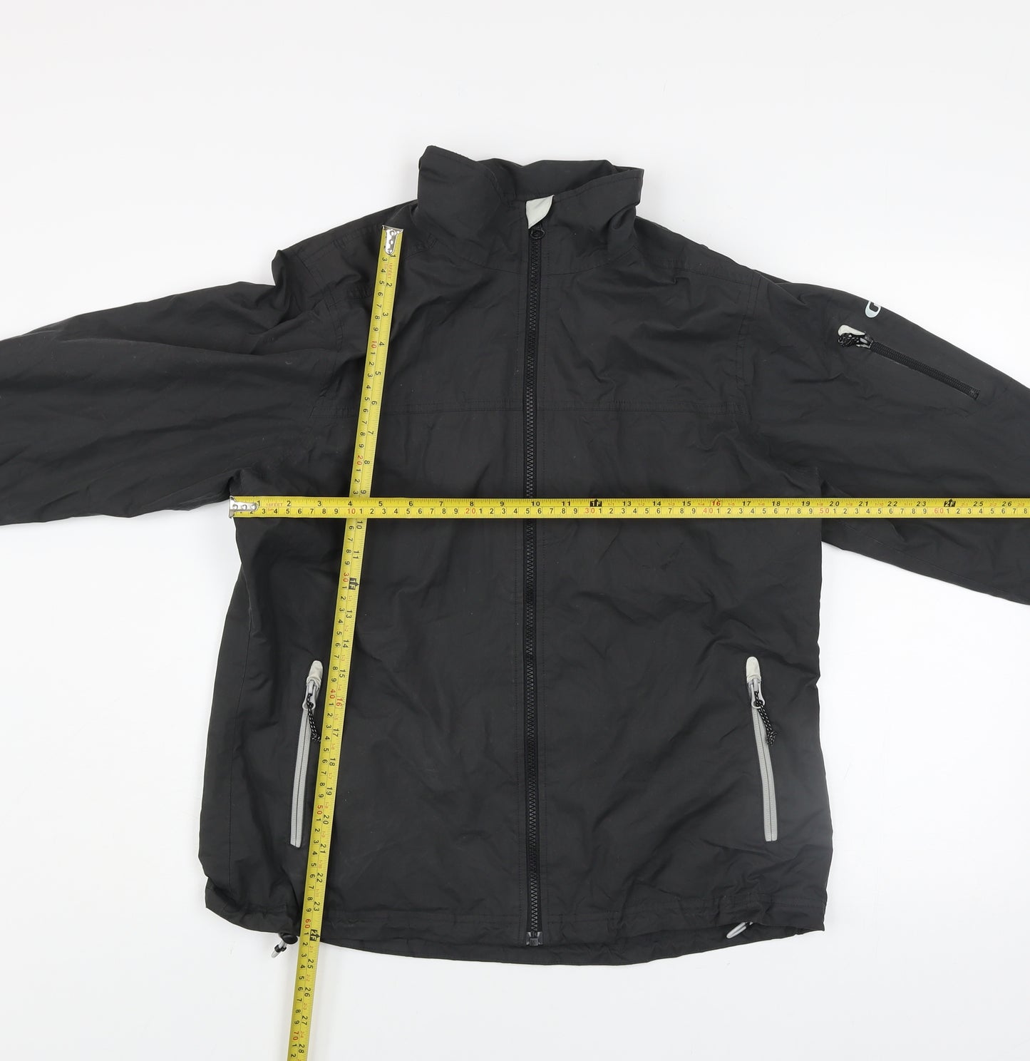 Gill Womens Black Size 14 Crew Lite Waterproof Windbreaker Jacket