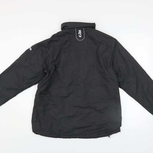 Gill Womens Black Size 14 Crew Lite Waterproof Windbreaker Jacket