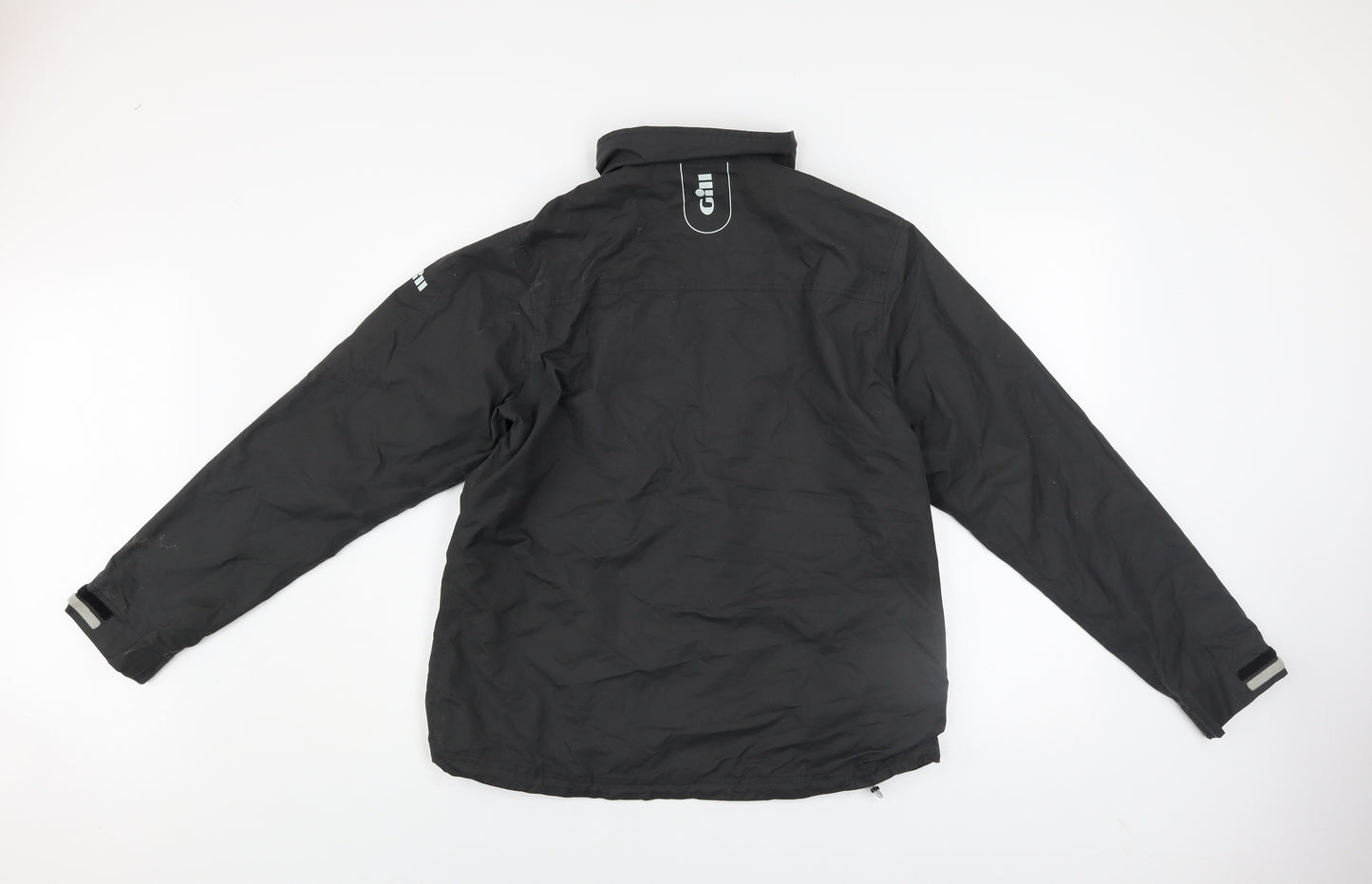 Gill Womens Black Size 14 Crew Lite Waterproof Windbreaker Jacket