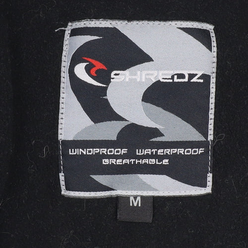 Shredz Mens Grey Waterproof Ski Jacket M Windproof Hooded Winter Outdoor