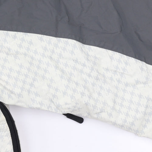 Shredz Mens Grey Waterproof Ski Jacket M Windproof Hooded Winter Outdoor