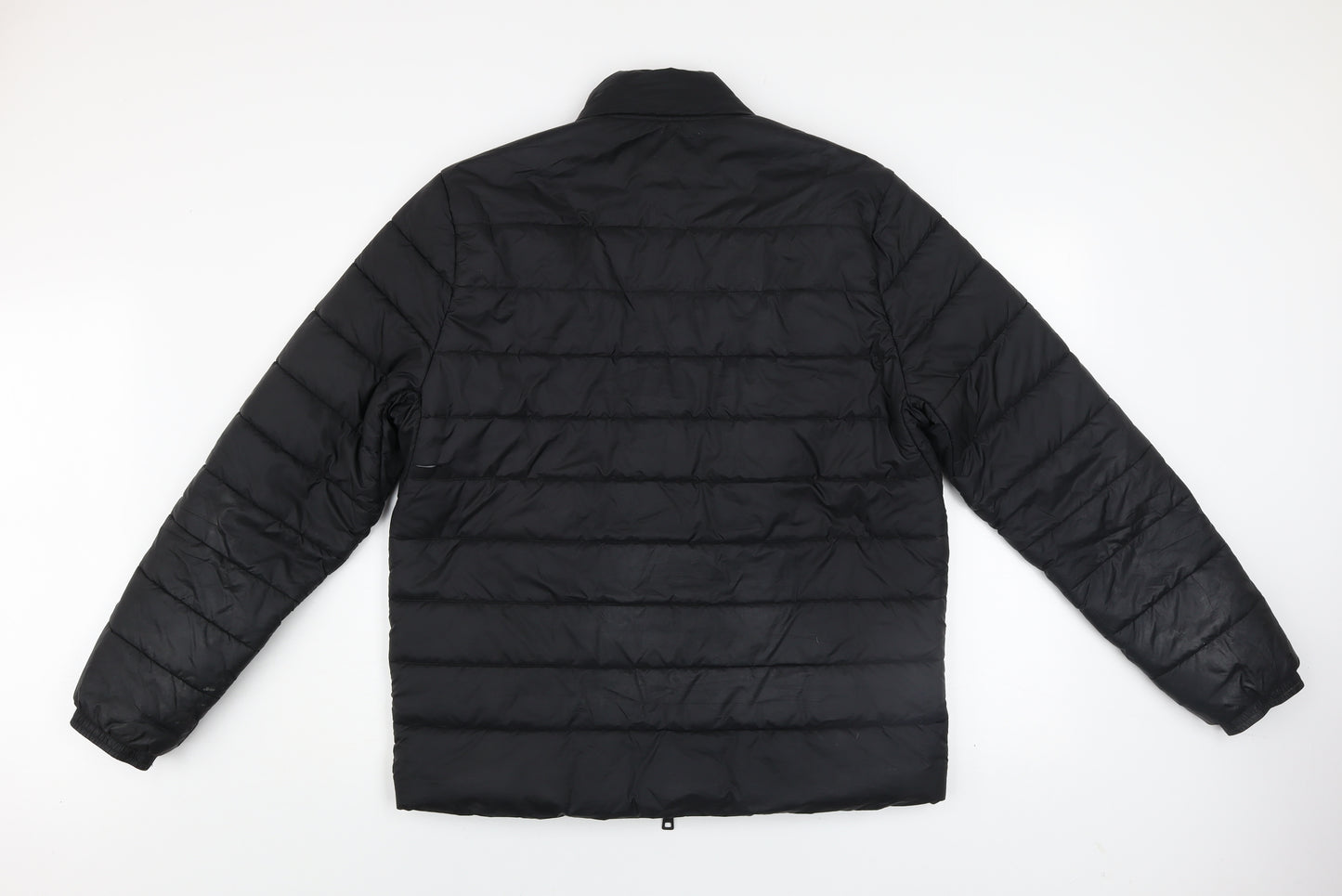 Original Penguin Men's Black Puffer Jacket M Full Zip Winter Coat