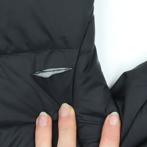 Original Penguin Men's Black Puffer Jacket M Full Zip Winter Coat