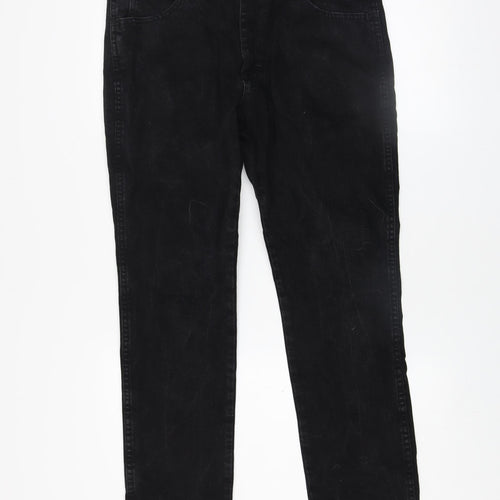 Rustler Men's Black Slim Fit Denim Jeans W33 L30