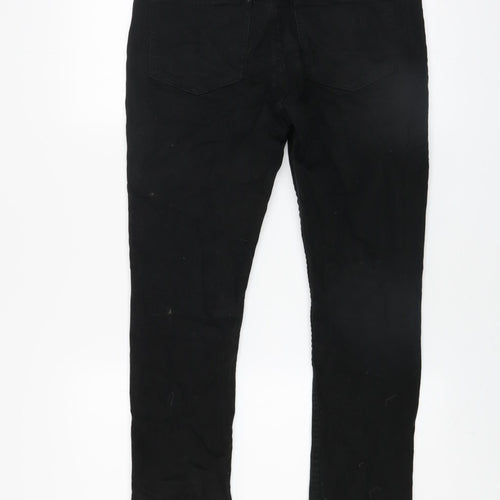 Denim Co. Men's Black Slim Fit Jeans W32 L30