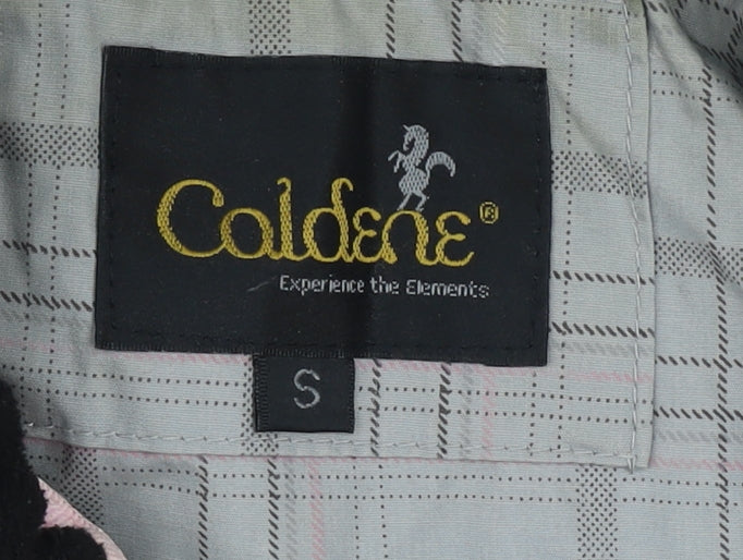 Caldene Women's Grey Check Quilted Bodywarmer Waistcoat Size S