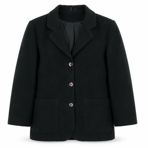 BHS Women’s Green Wool Blend Blazer UK 12 Classic Mid-Length Jacket