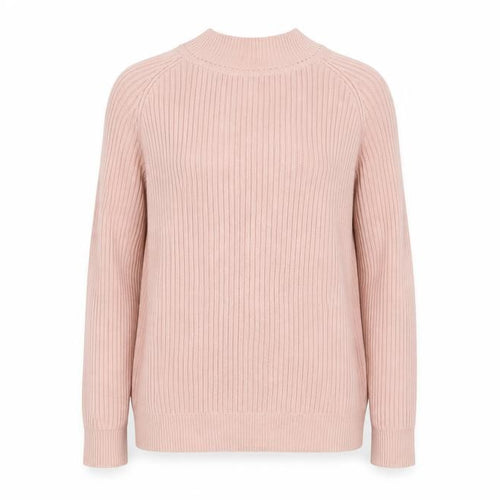 H&M Divided Women’s Pink Cold Shoulder Knit Jumper Size 8
