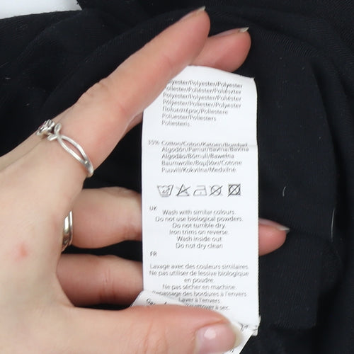 LA Gear Womens Black Size 6 Jogger Trousers Fleece Activewear