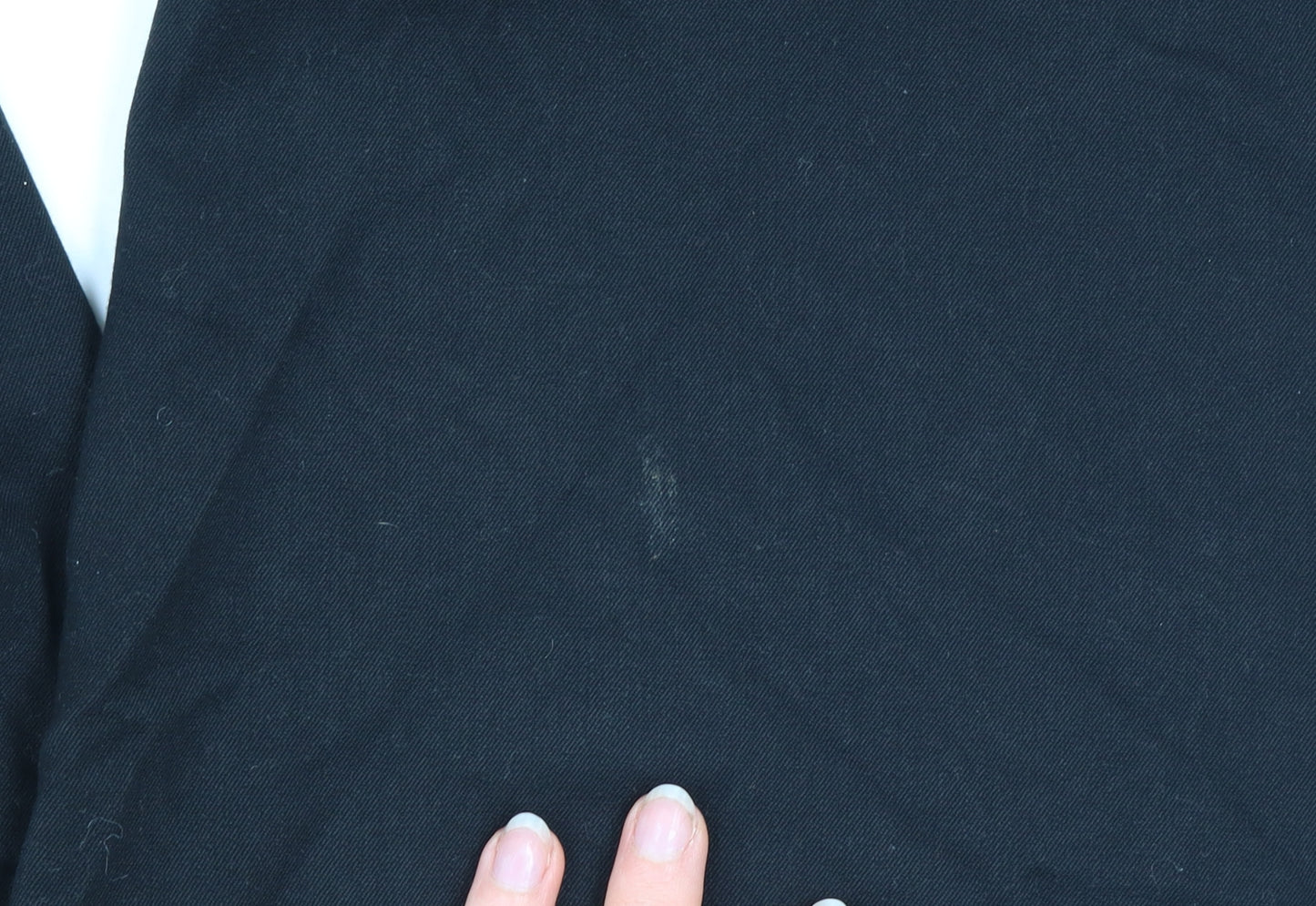 Bershka Women’s Black Wide-Leg High-Rise Trousers Size 8