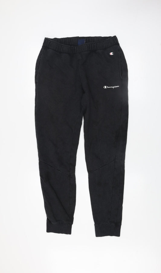 Champion Men's Black Medium Fleece Jogger Sweatpants