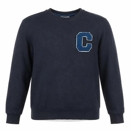 Calvin Klein Men's Blue M Pullover Sweatshirt Crew Neck Embroidered C