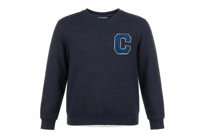Calvin Klein Men's Blue M Pullover Sweatshirt Crew Neck Embroidered C