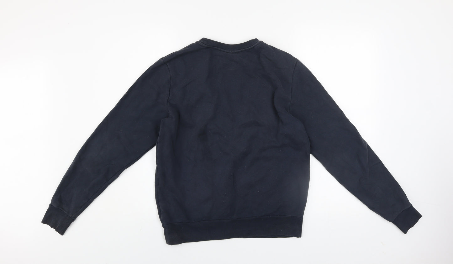 Calvin Klein Men's Blue M Pullover Sweatshirt Crew Neck Embroidered C