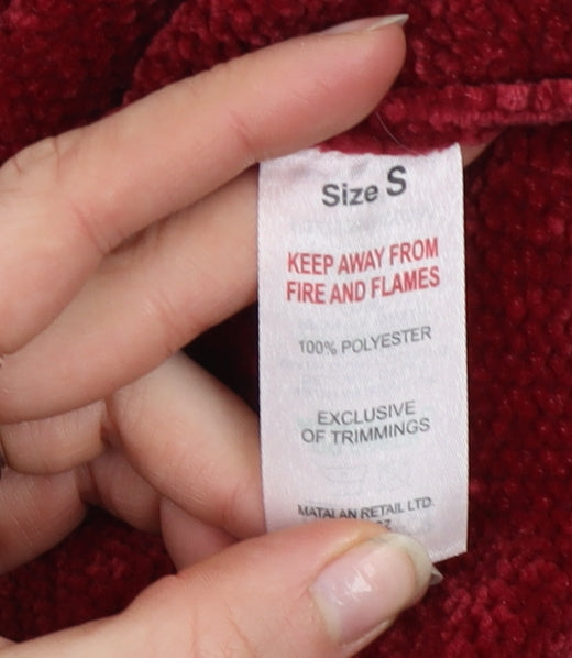 Papaya Women Red Roll Neck Pullover Jumper Size S 100% Polyester