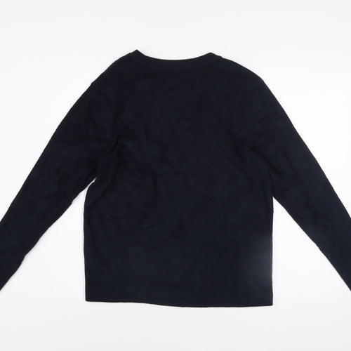 Uniqlo Men’s Blue Heattech Pullover Sweatshirt M Long Sleeve