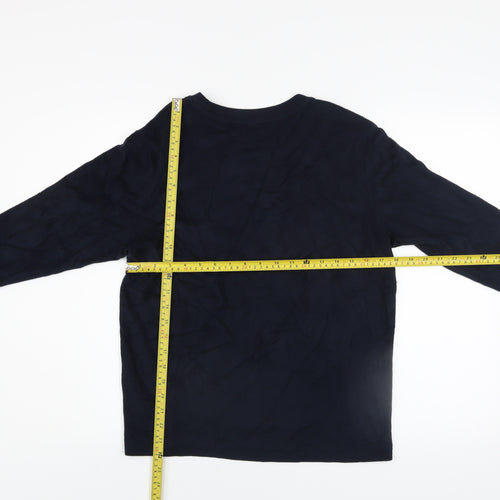 Uniqlo Men’s Blue Heattech Pullover Sweatshirt M Long Sleeve