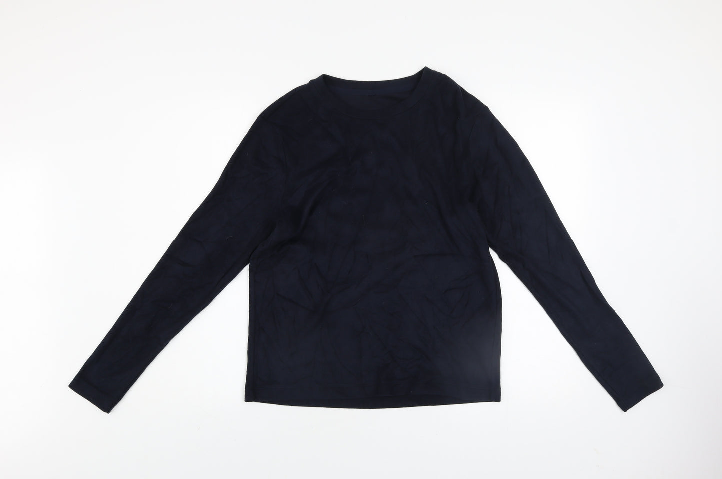 Uniqlo Men’s Blue Heattech Pullover Sweatshirt M Long Sleeve