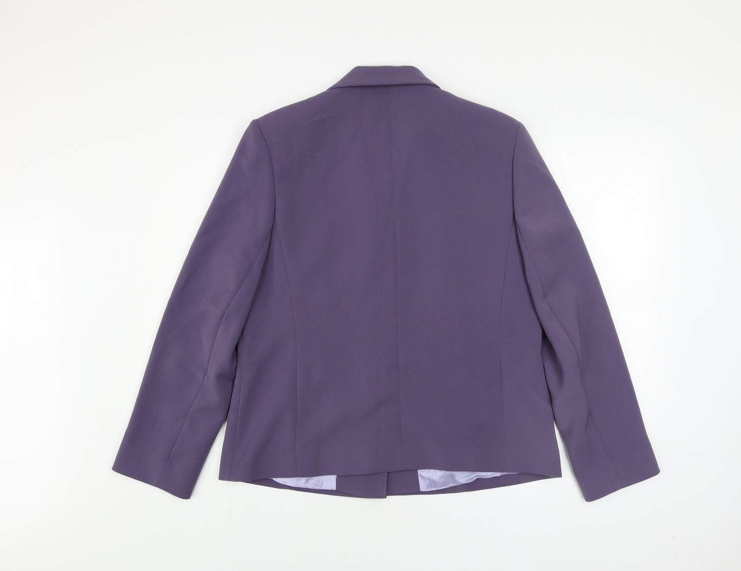 Gerrard Creation Women's Purple Size 16 Blazer Jacket