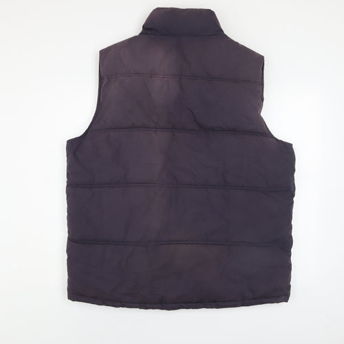 Raging Bull Men's Brown 2XL Padded Bodywarmer Vest Zip Pockets Casual